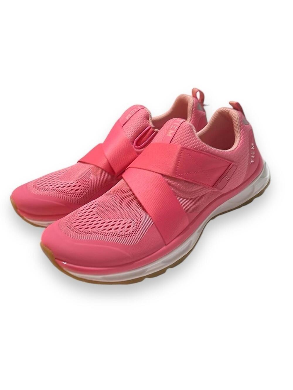 TIEM Slipstream Indoor Cycling Shoes Pink Size 6.5 Cleats Included